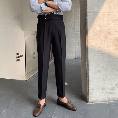 Edward™ - High-Waisted Pants - Curled