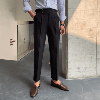 Edward™ - High-Waisted Pants - Curled