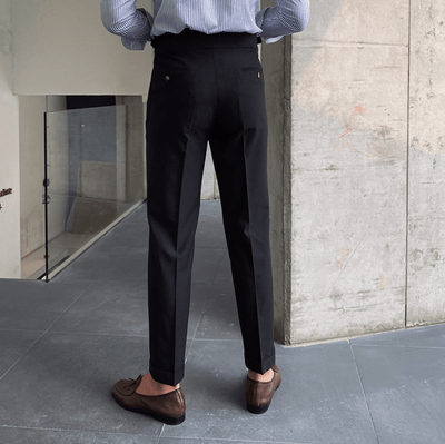 Edward™ - High-Waisted Pants - Curled
