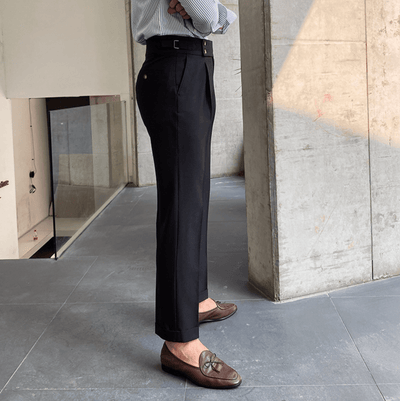 Edward™ - High-Waisted Pants - Curled