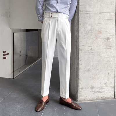 Edward™ - High-Waisted Pants - Curled