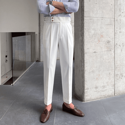 Edward™ - High-Waisted Pants - Curled