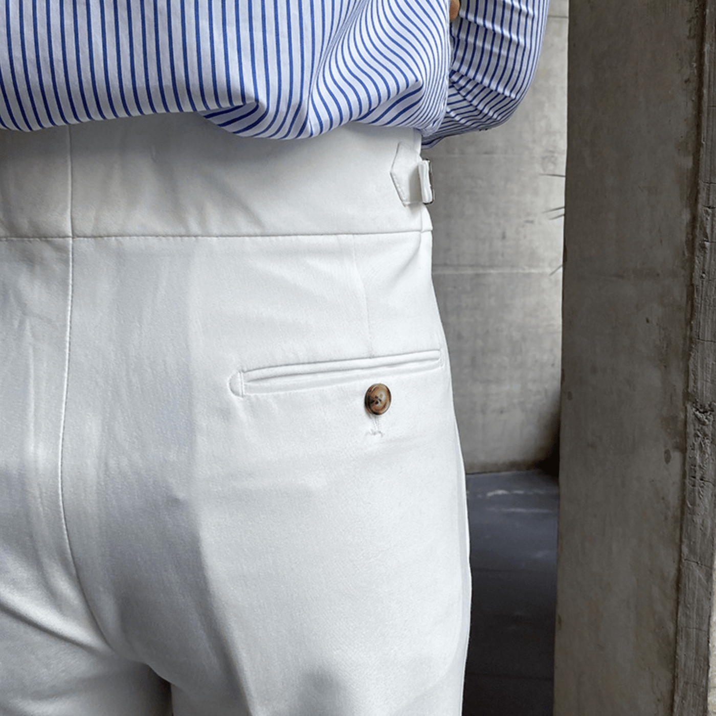 Edward™ - High-Waisted Pants - Curled