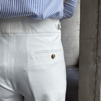 Edward™ - High-Waisted Pants - Curled