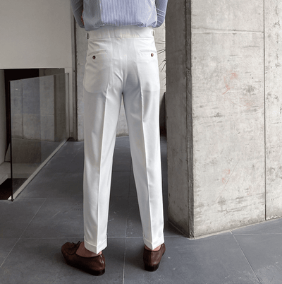 Edward™ - High-Waisted Pants - Curled