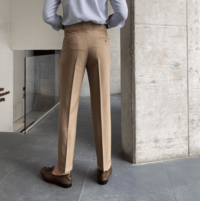 Edward™ - High-Waisted Pants - Curled
