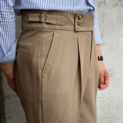 Edward™ - High-Waisted Pants - Curled