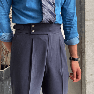 Edward™ - High-Waisted Pants - Curled
