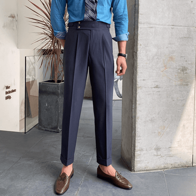 Edward™ - High-Waisted Pants - Curled